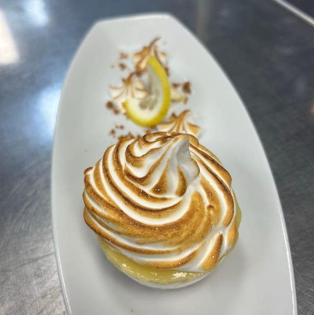 Lemon Meringue Ice Cream Pie.